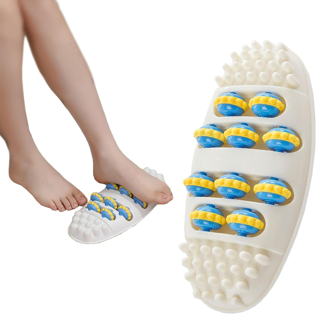 Fußmassageroller Tragbar, Roller Fußmassagegerät für Füße-Durchblutungsförderndes, Fußroller Stressreduzierung Entspannung, Kann im Wasser Verwendet Werden