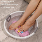 Fußmassageroller Tragbar, Roller Fußmassagegerät für Füße-Durchblutungsförderndes, Fußroller Stressreduzierung Entspannung, Kann im Wasser Verwendet Werden